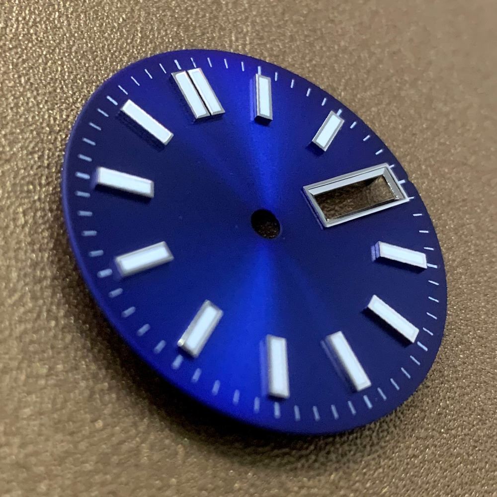 Cadran de montre lumineux de 28,5 mm, adapté au mouvement NH35, pièces de rechange