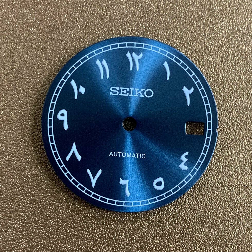28.5mm Arabic Font Watch Dial Luminous Suitable for NH35 Movement Watch Parts