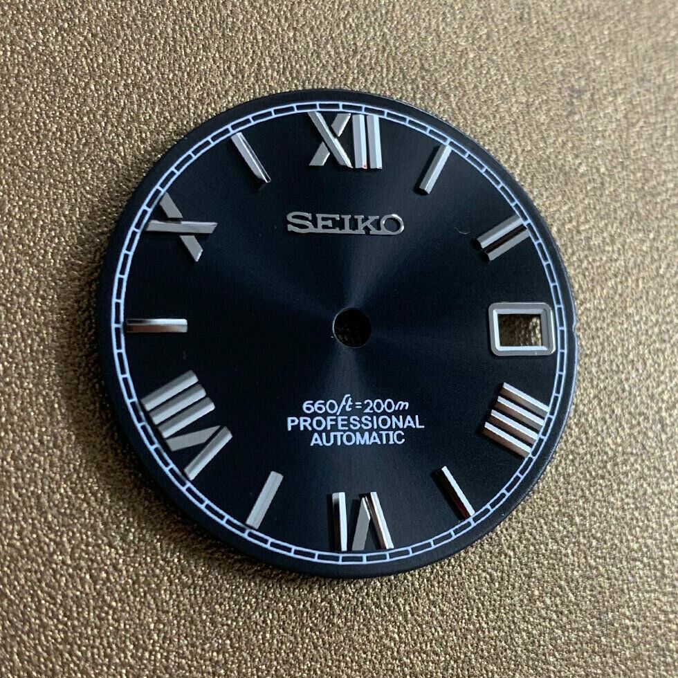Cadran de montre à chiffres romains de 28,5 mm, compatible avec les pièces de montre à mouvement NH35 et NH36