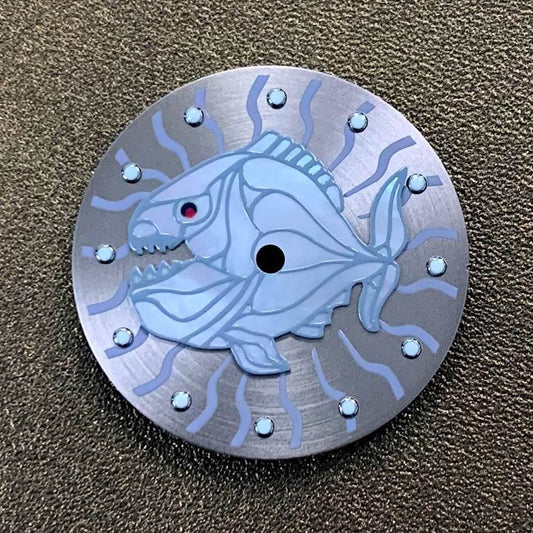 Pearl 28.5mm watch dial compatible with ETA 2836/2824, DG2813, Japan 8216 movement accessories.