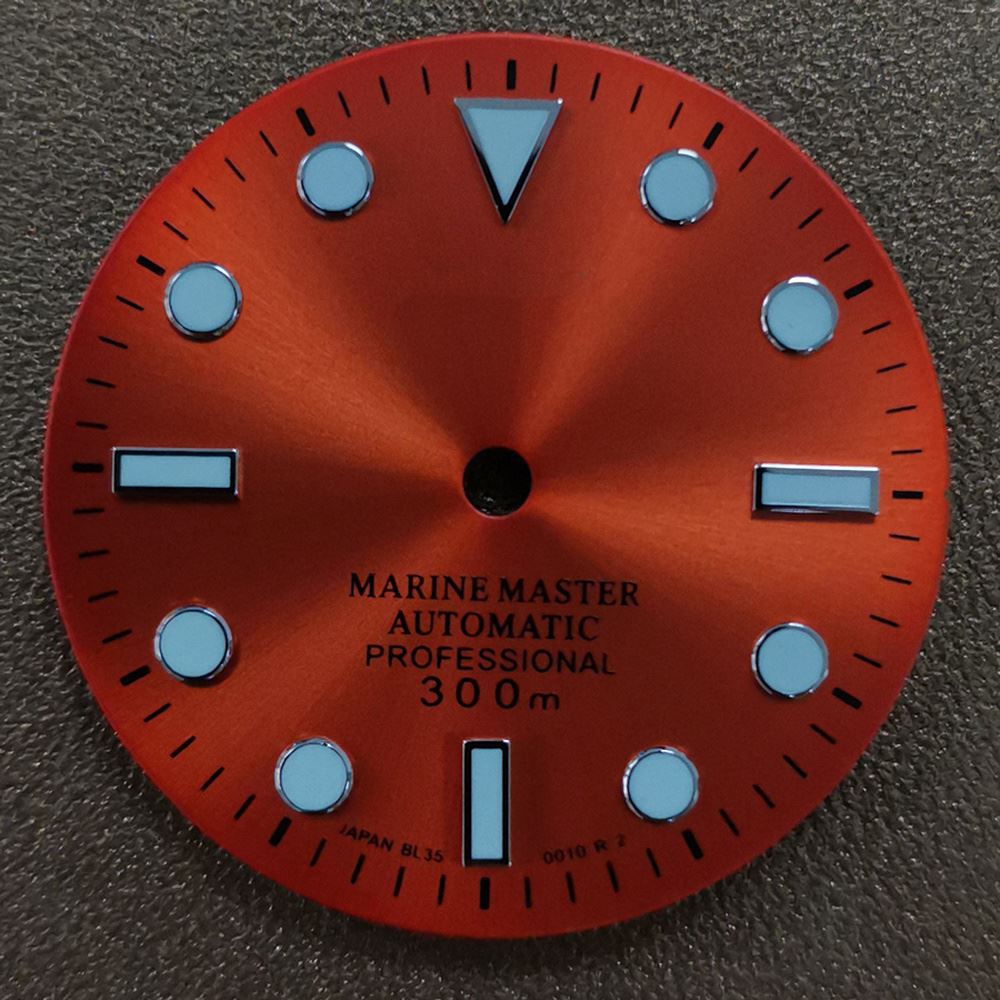 29mm Watch Dial Luminous Suitable for NH35 NH36 Movement Watch Parts Replacement