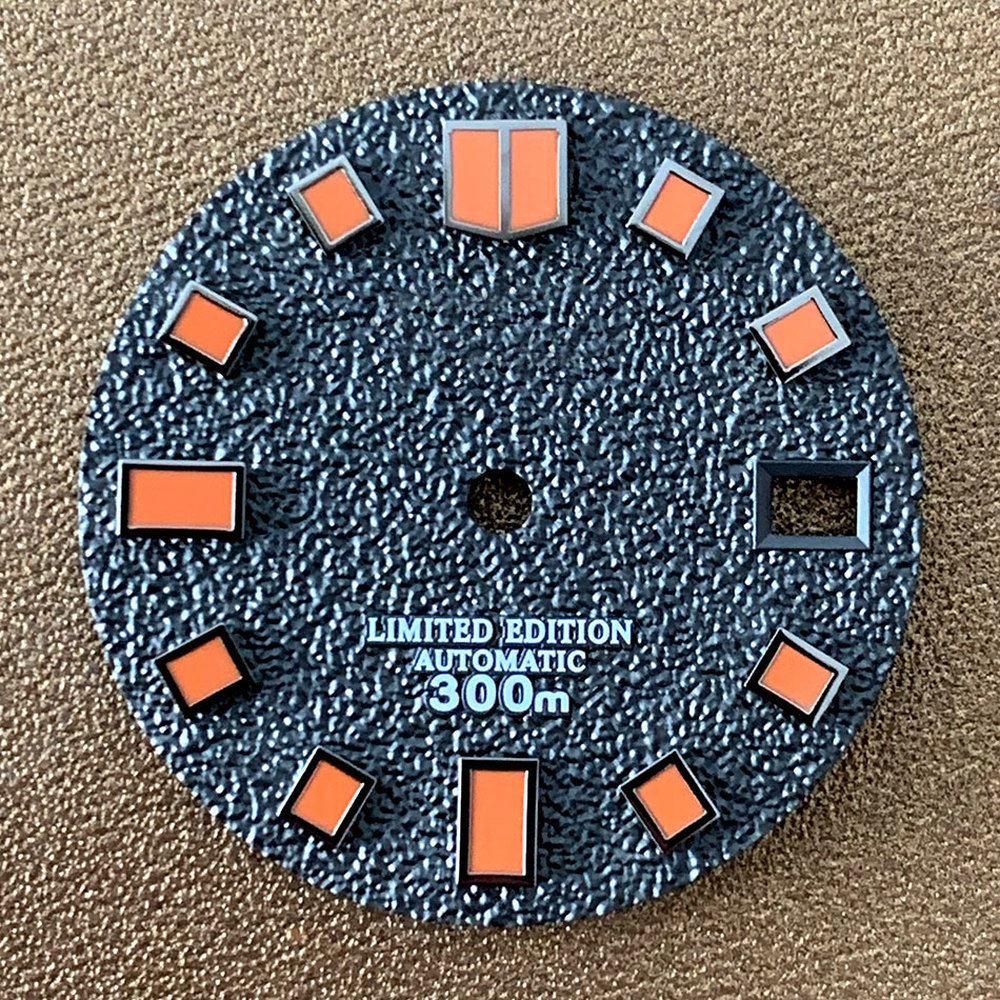 Cadran de montre coloré de 28,5 mm, adapté au mouvement NH35, pièces de rechange