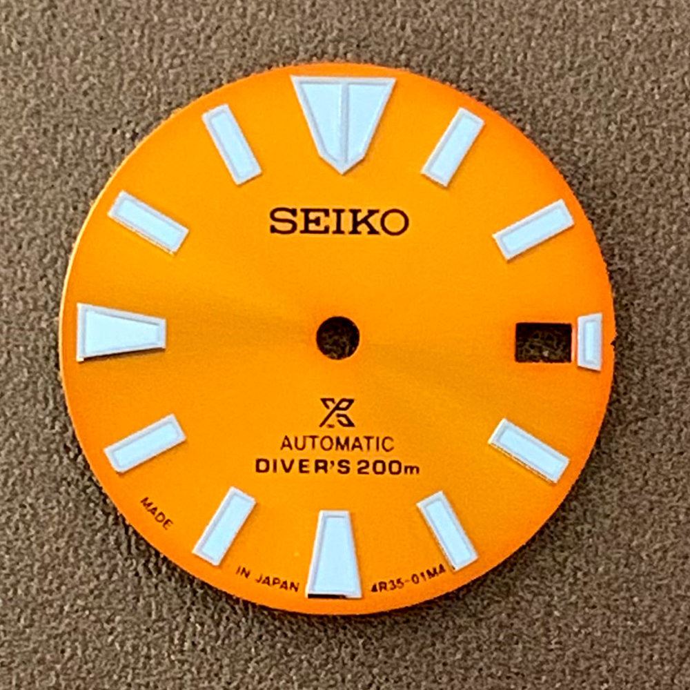 28.5mm Enamel Watch Dial Luminous Suitable for NH35 NH36 Movement Watch Parts
