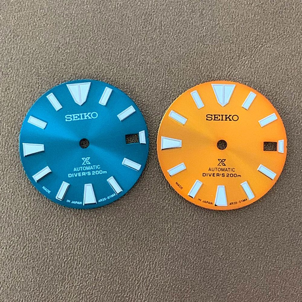 28.5mm Enamel Watch Dial Luminous Suitable for NH35 NH36 Movement Watch Parts