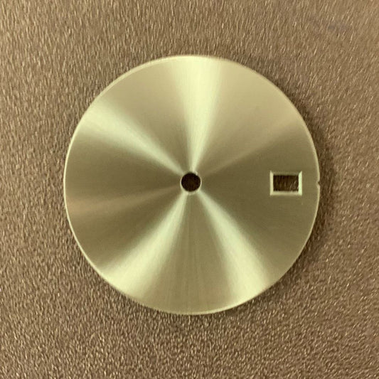 28.5mm watch dial with single calendar for NH35 movement, polished finish enhancing watch accessories.