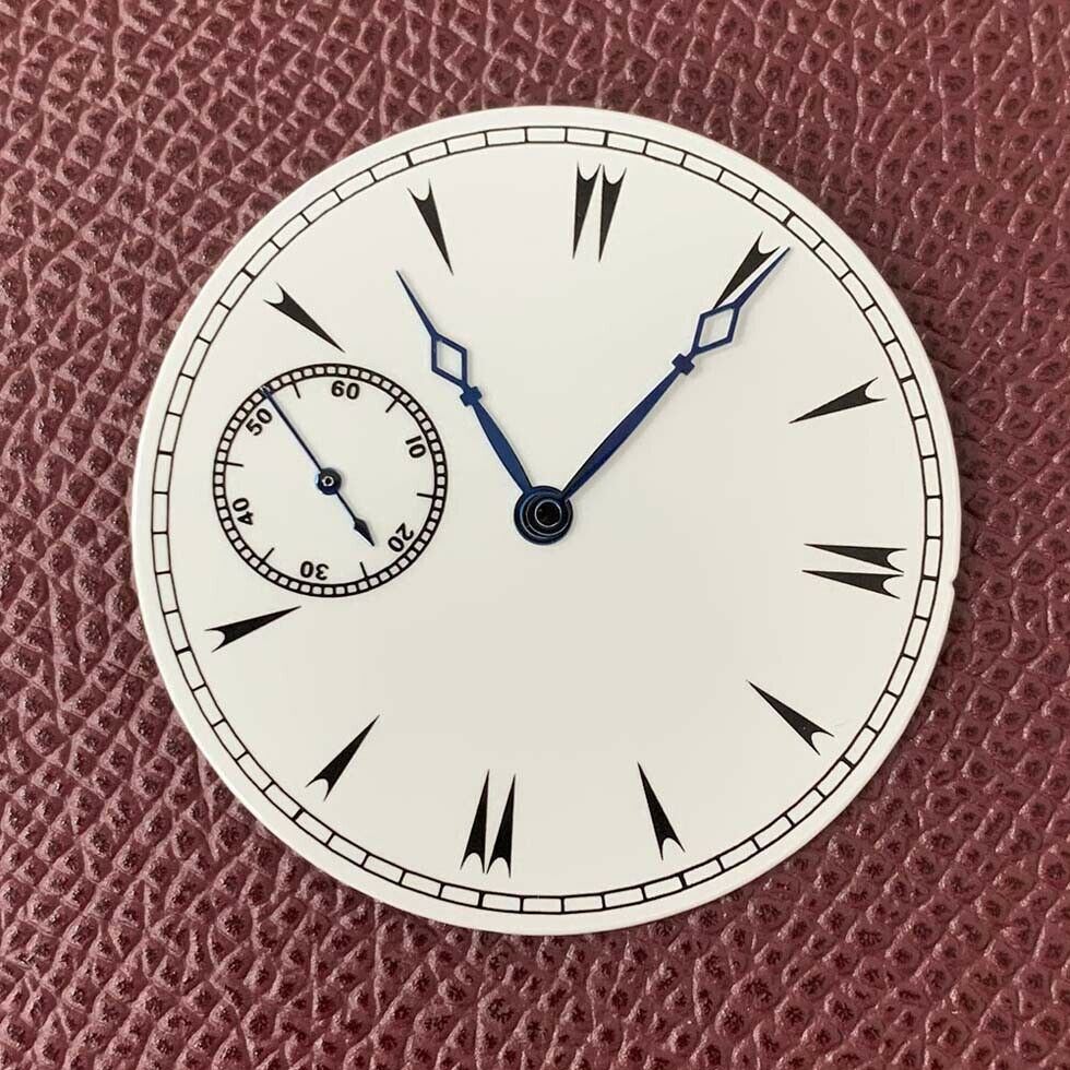 38.8mm white watch dial with hands for ETA6497, 6498, ST3600 movements, classic accessory
