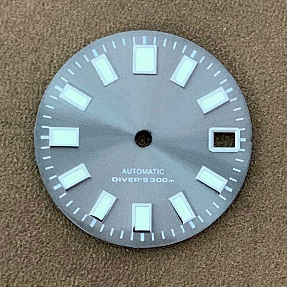 28,5 mm Uhrenzifferblatt C3 Grün leuchtend Geeignet für NH35 NH36 Uhrwerk Uhrenteile