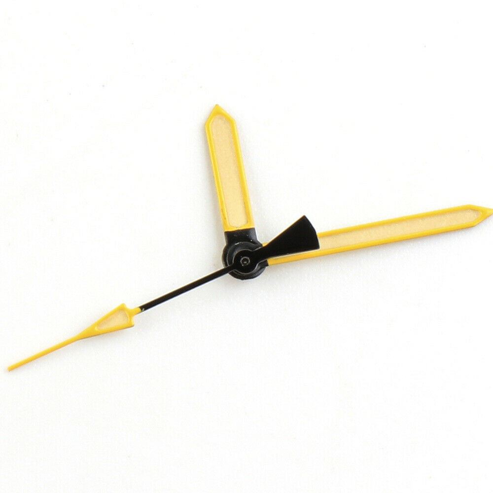 28.5mm luminous watch dial with hands for NH35 movement, perfect for custom watch repairs - Brand included.