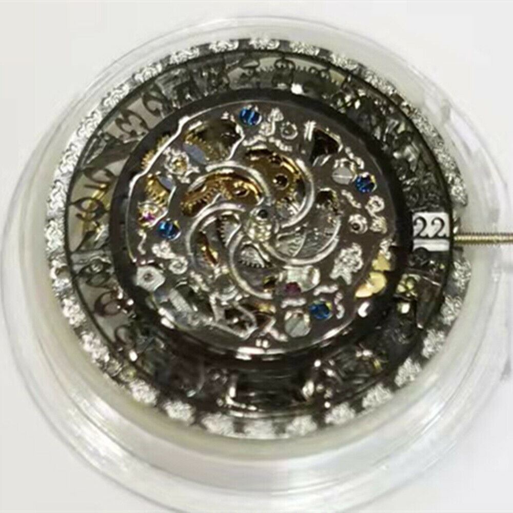 Black Hollow 2189 watch with automatic mechanical movement, precision China-made brand new mechanism.