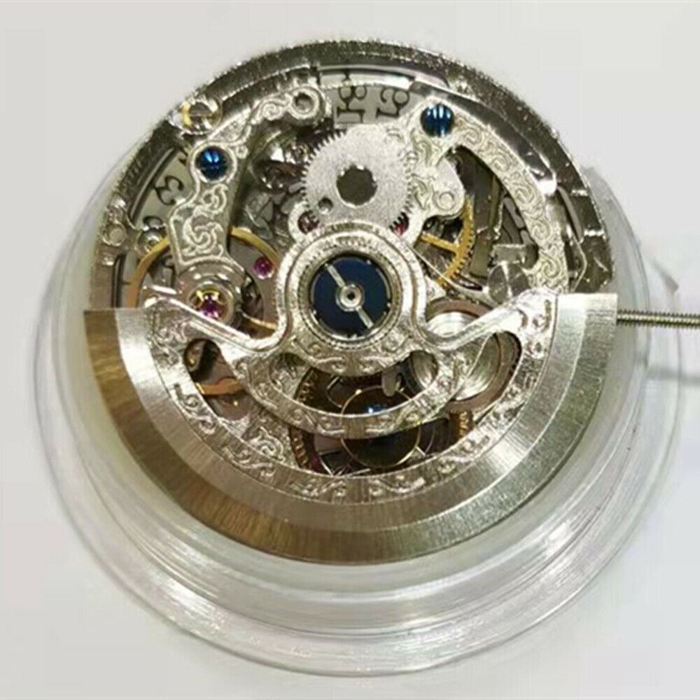 Black Hollow 2189 automatic watch with precision mechanical movement by China brand, sleek design for daily wear.