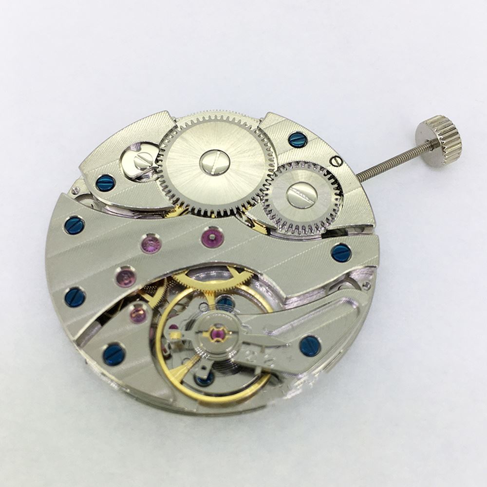 Seagull ST3620 mechanical watch movement with ETA 6497/6498, second hand at 9 o'clock.