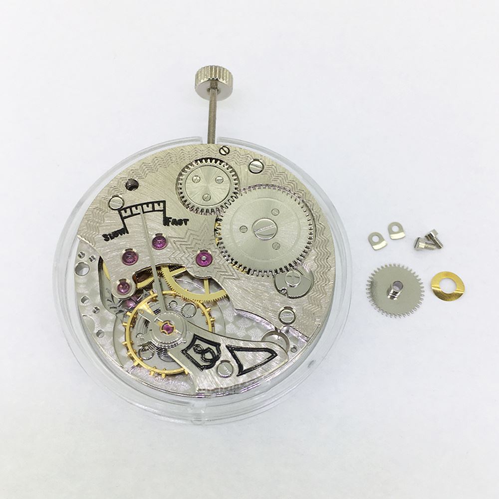 Seagull ST3621 mechanical watch movement with sub-second hand at 6 o'clock, precision-engineered in China.