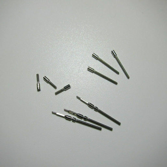 Multi size watch winding stems compatible with 2824, 2836, 2892, and more for precise repairs.