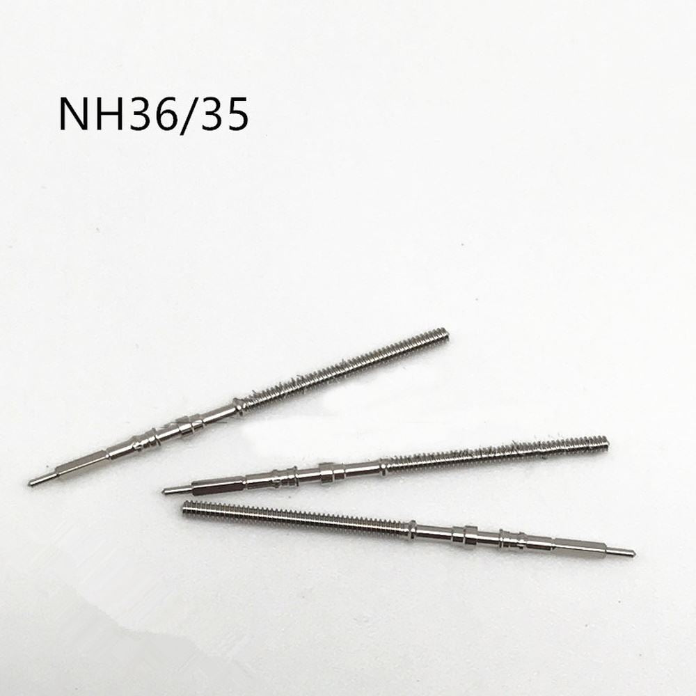 10PCS Watch Winding Stems Generic for NH35/NH36 Movement