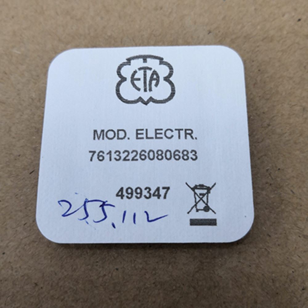 Circuit imprimé de pièces de réparation de mouvement pour <tc>ETA</tc> 255.111 et <tc>ETA</tc> 255.411 d'origine suisse