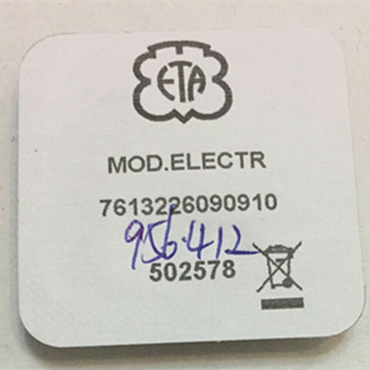 Swiss Original ETA 956.412 circuit board for watch movement repair, high-quality replacement part by ETA.