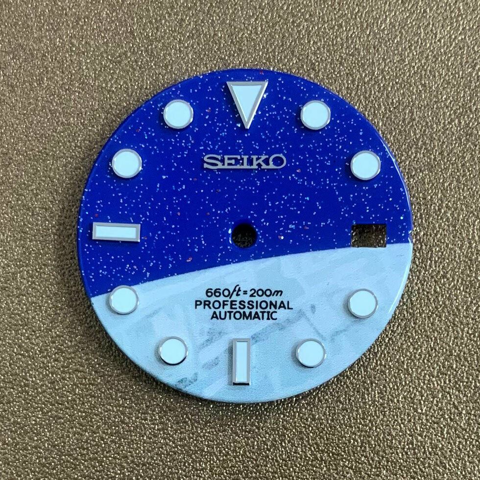 28.50mm Watch Dial Green Luminous Suitable for NH35/NH36 Movement Watch #0322
