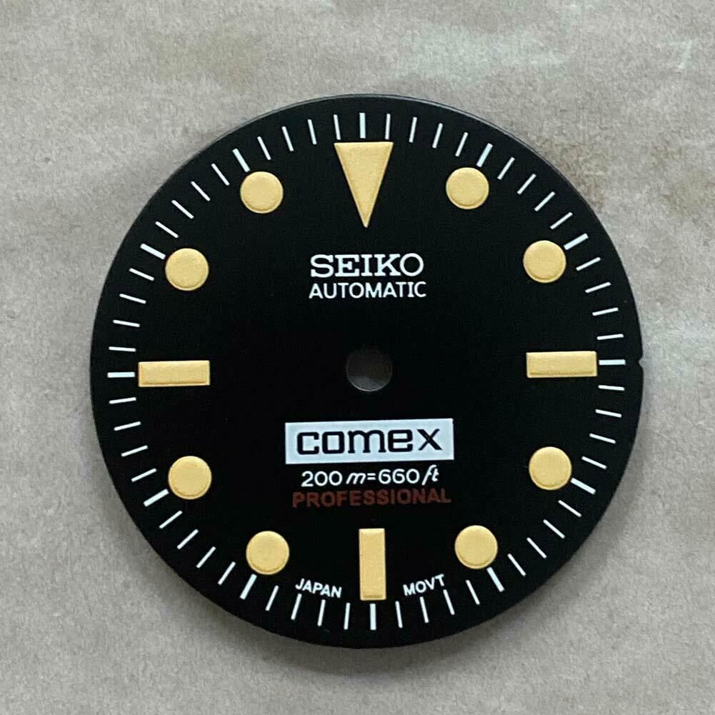 28,50 mm Zifferblatt grün leuchtend passend für NH35/NH36 Uhrwerk Uhr #04