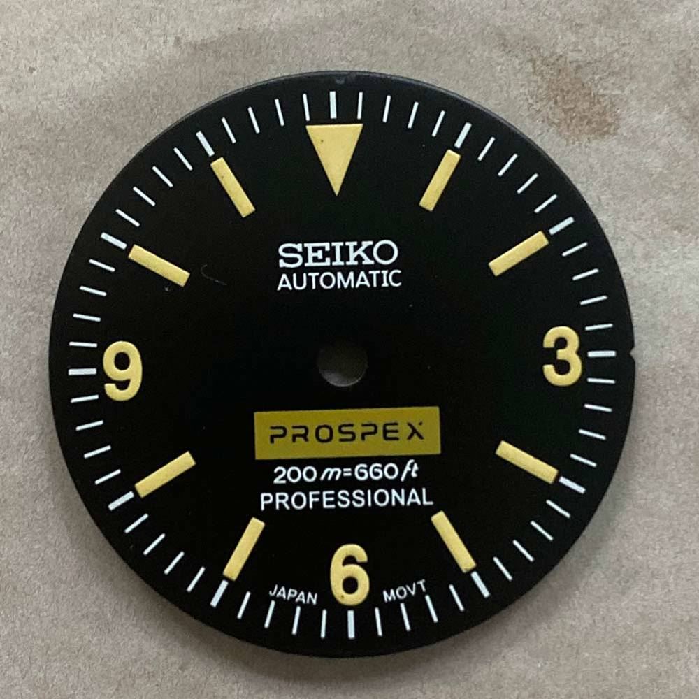 28,50 mm Zifferblatt grün leuchtend passend für NH35/NH36 Uhrwerk Uhr #04
