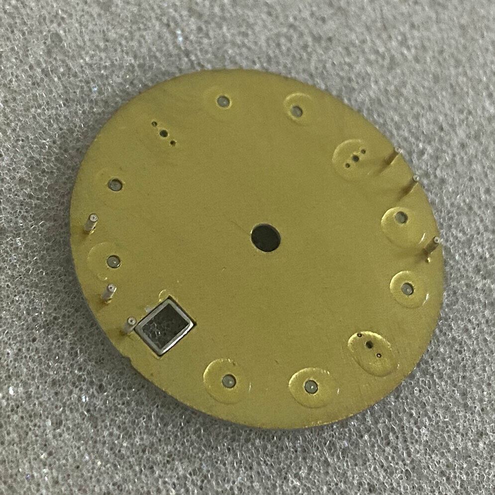 Green luminous 28.5mm Fish watch dial by #1819, compatible with NH35/36 SKX movement, perfect for diving watch customization.