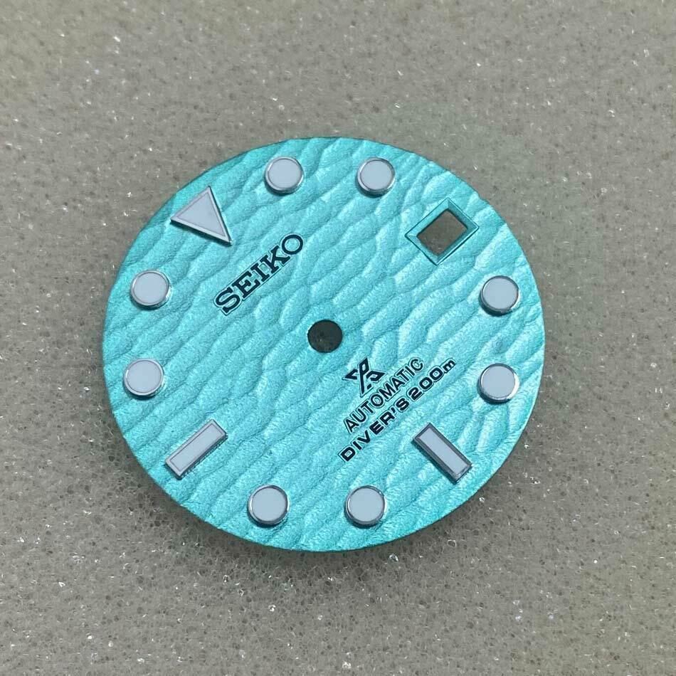 Cadran de montre 28,5 mm vert lumineux adapté au mouvement NH35 #VE45