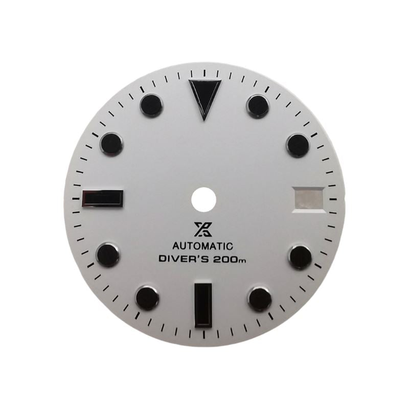 Cadran de montre neuf de 28,50 mm, vert lumineux, adapté au mouvement NH35 #04