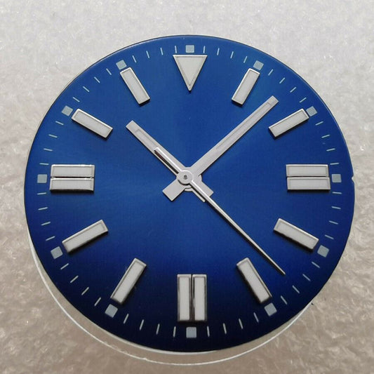 31mm green lume dial for Oyster watches, compatible with NH35/NH36/ETA movements, premium quality.