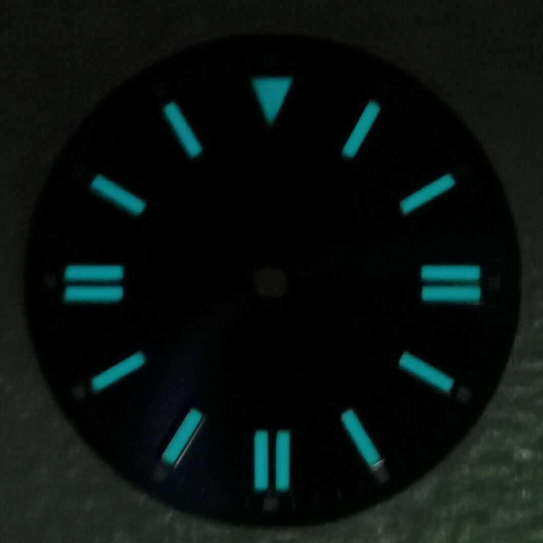 31mm green lume dial for Oyster watches with NH35/NH36/ETA movements, premium quality.