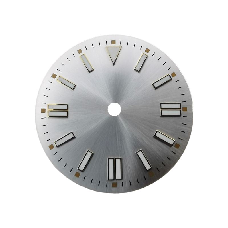 31mm green lume dial for Oyster watches, compatible with NH35/NH36/ETA movements, premium quality.