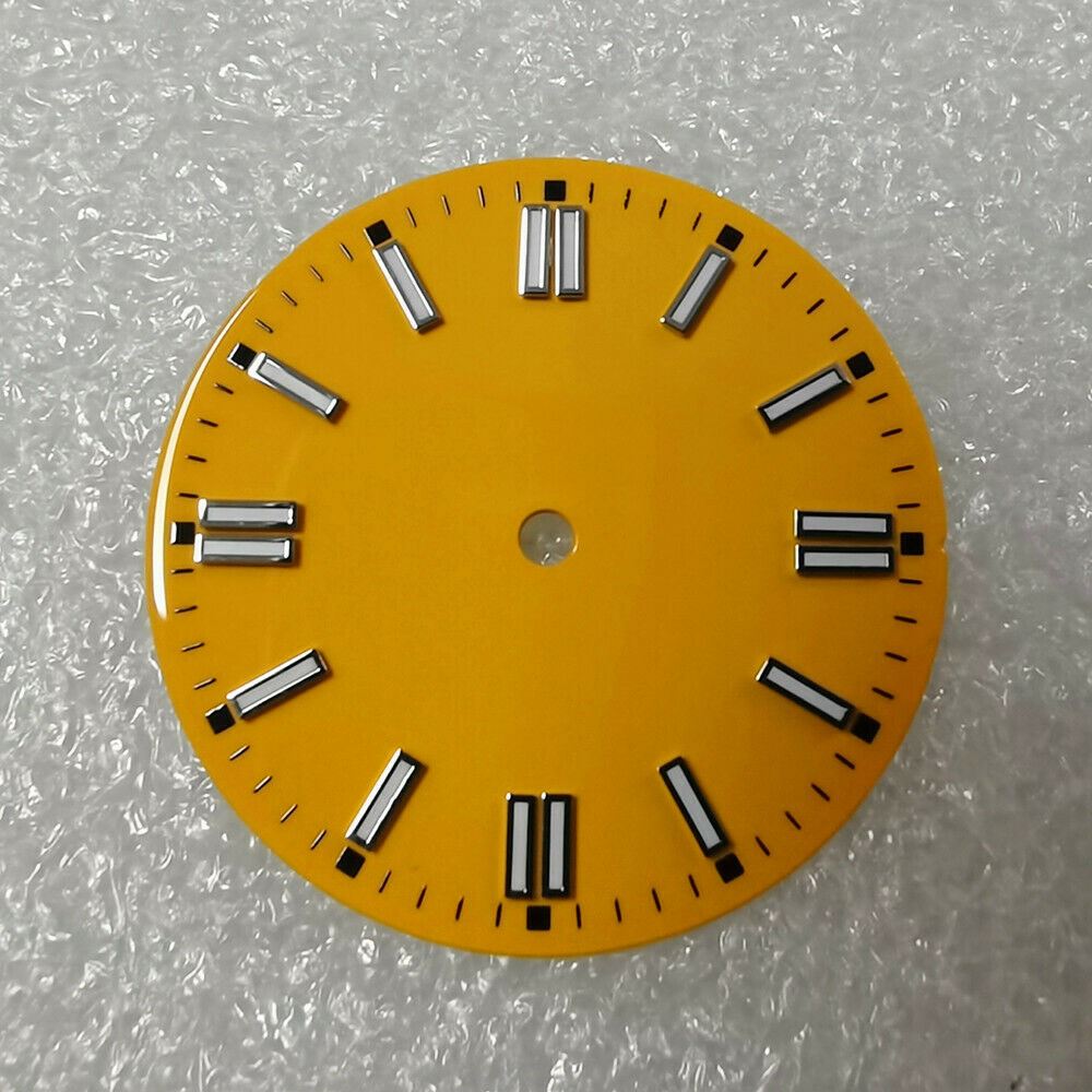 29.1mm green lume dial, compatible with NH35/NH36 8215 DG2813 movements, featuring luminous markers for night visibility