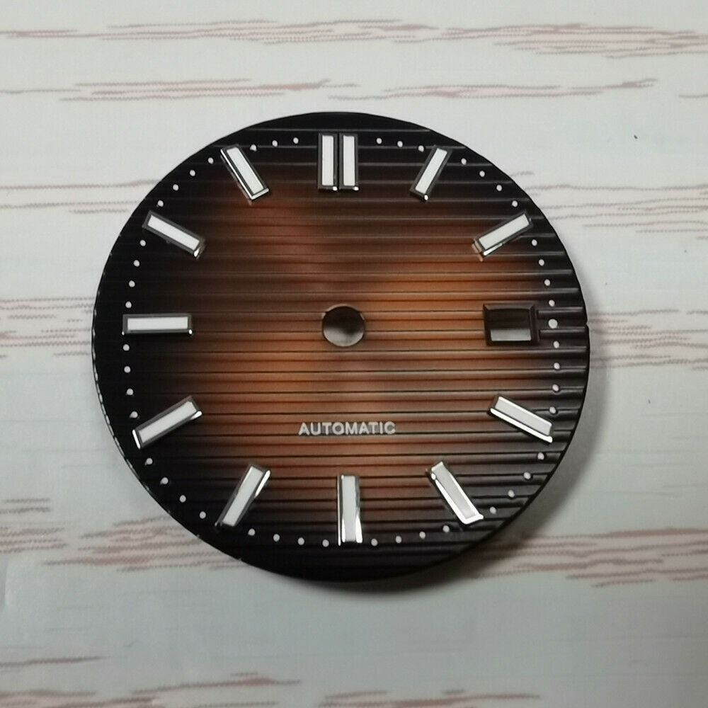 31.7mm precision watch dial, compatible with ETA2824 and Miyota movements, sleek design.