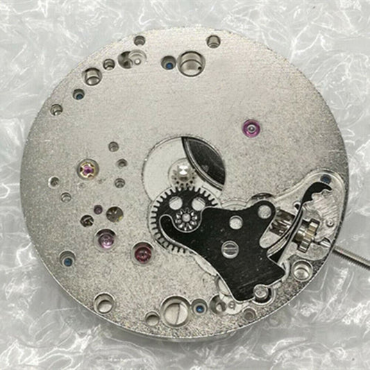 China Made mechanical watch movement ETA 6498-1 with small seconds at 6 o'clock, two hands, precision parts.