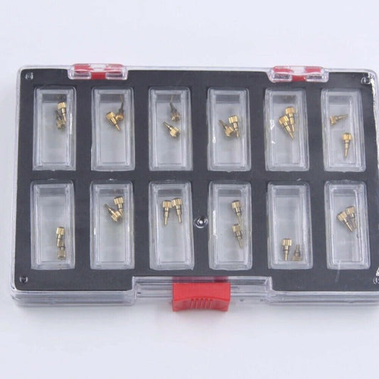 Gold-colored Flower Head watch crown refill by 619PCFLG, push type for pocket watch restoration.