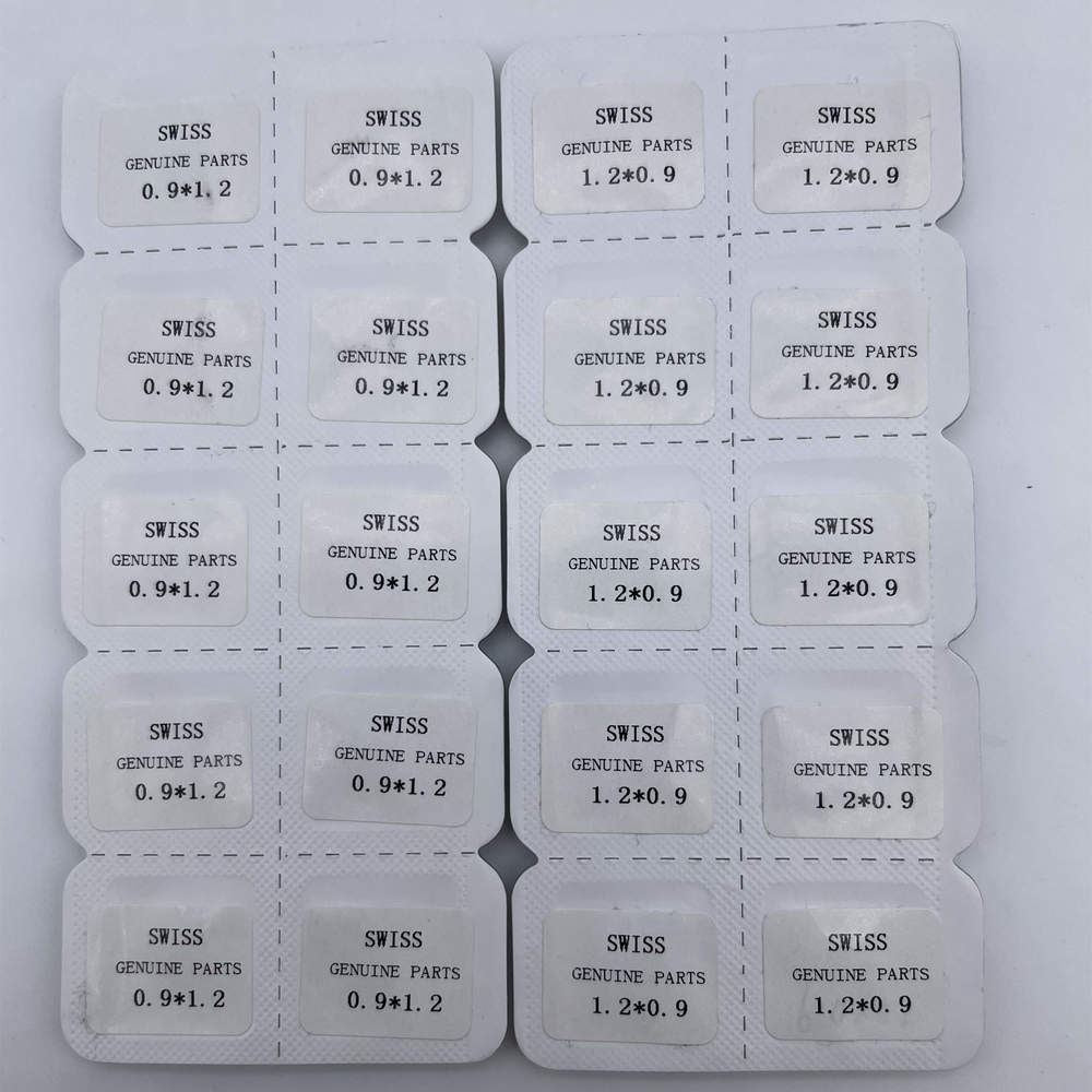 Swiss Made stainless steel watch extension stems, 1.2mm and 0.9mm interface for precise fitting.