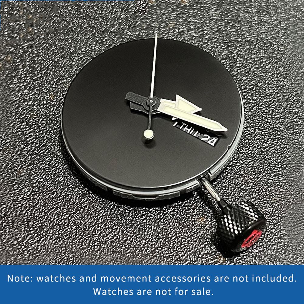 Brandneue schwarze Zifferblattteile für Skx007 Skx009 SPRD Fit Movement NH35 NH36