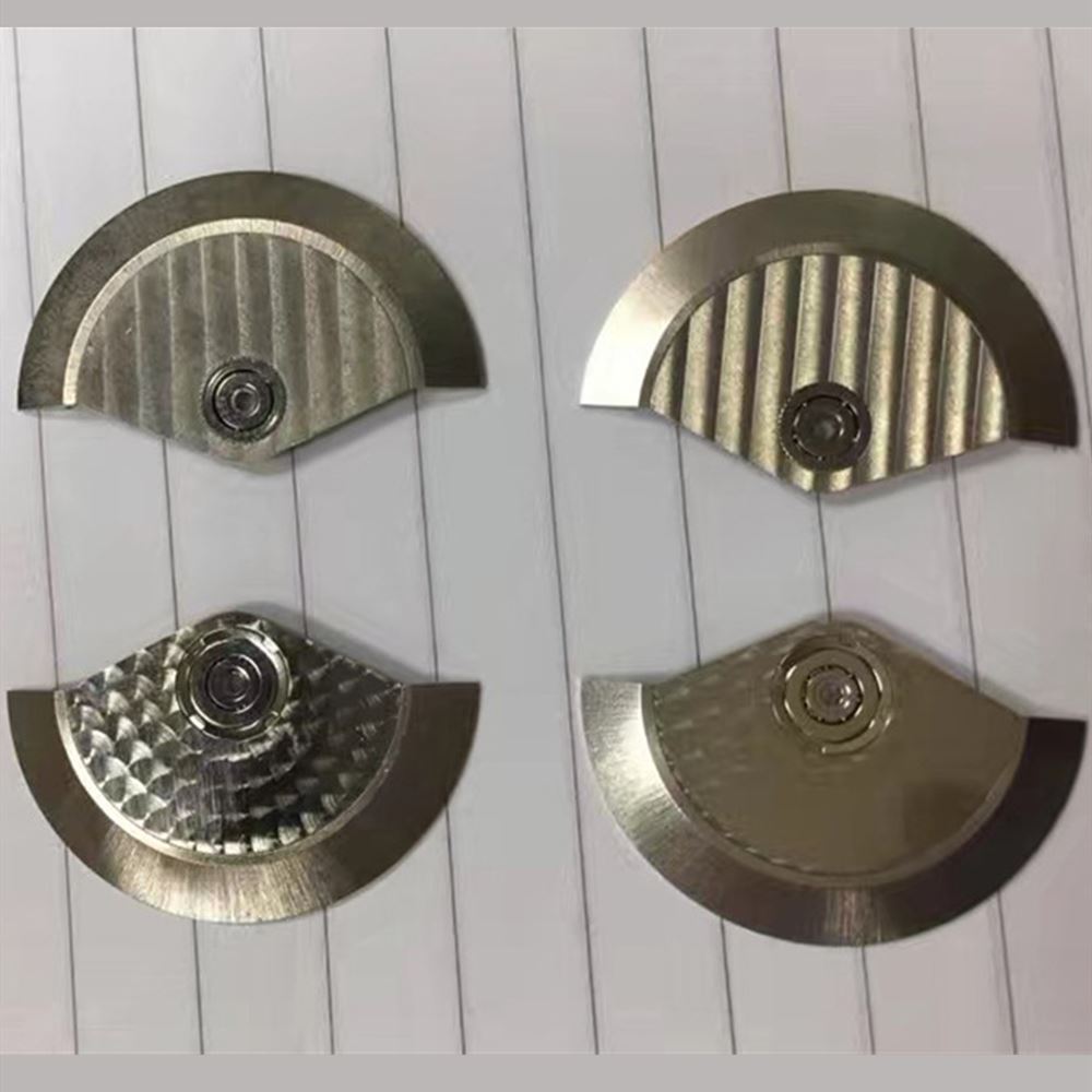 Rotor oscillating weight spare part compatible with ETA 7750 movement for watch repair.