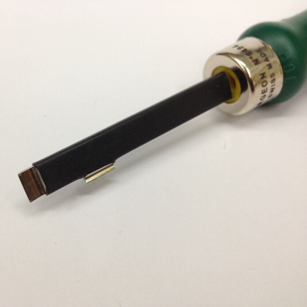 Bergeon 6484 two-lever watch case back opener tool for precise watch repairs and battery changes.