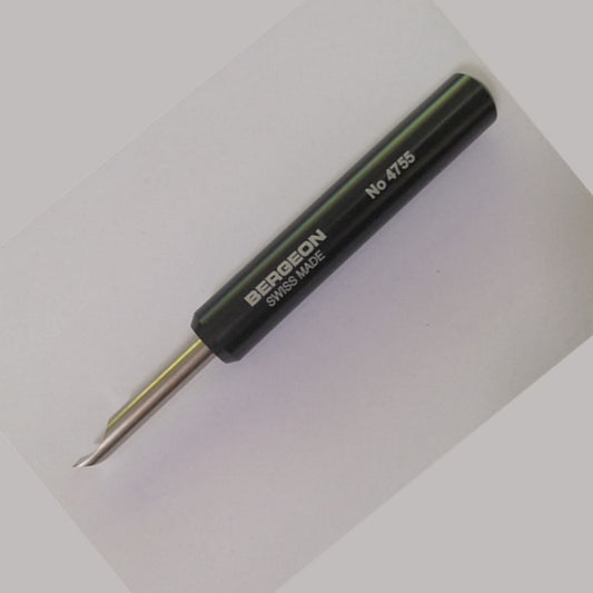 Bergeon 4755 watch opener tool for precise watch case removal in repair tasks.