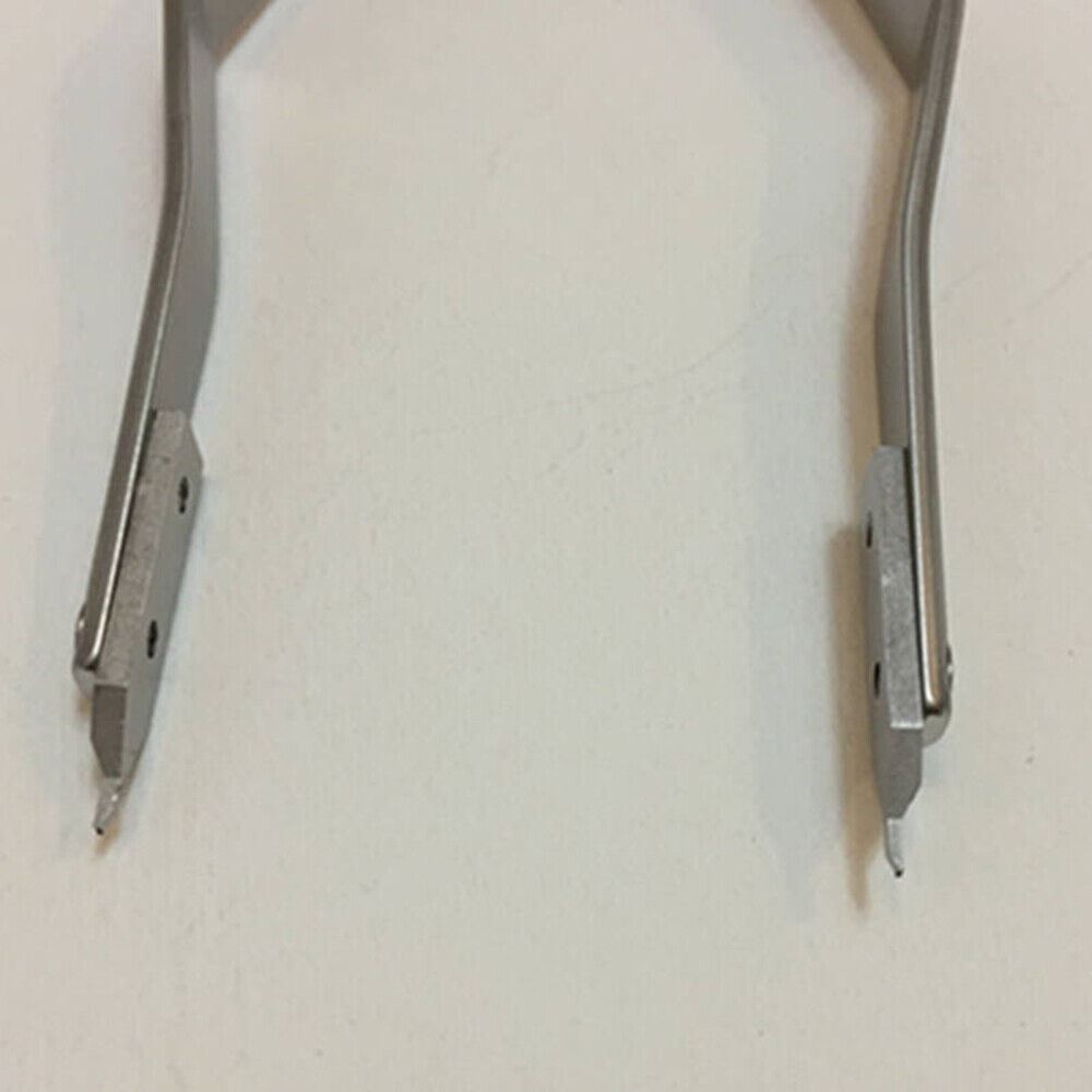 Bergeon 7825 precision spring bar tweezers for delicate watch strap removal and repair.