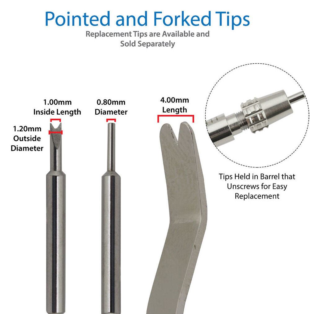 Bergeon 8111 Swiss spring bar removal tool for precise luxury watch strap fitting and repair.