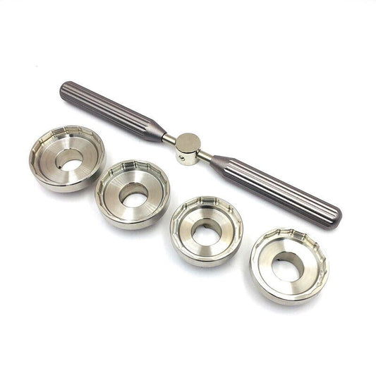 BRL Watch case back opener wrench with adjustable dies for precise watch repair and maintenance.