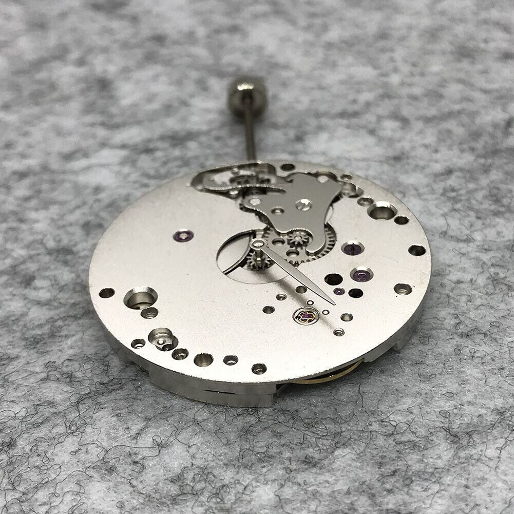 Asian Seagull ST3621 mechanical watch movement with ETA 6498, second hand at 6, replacement part for precision repair