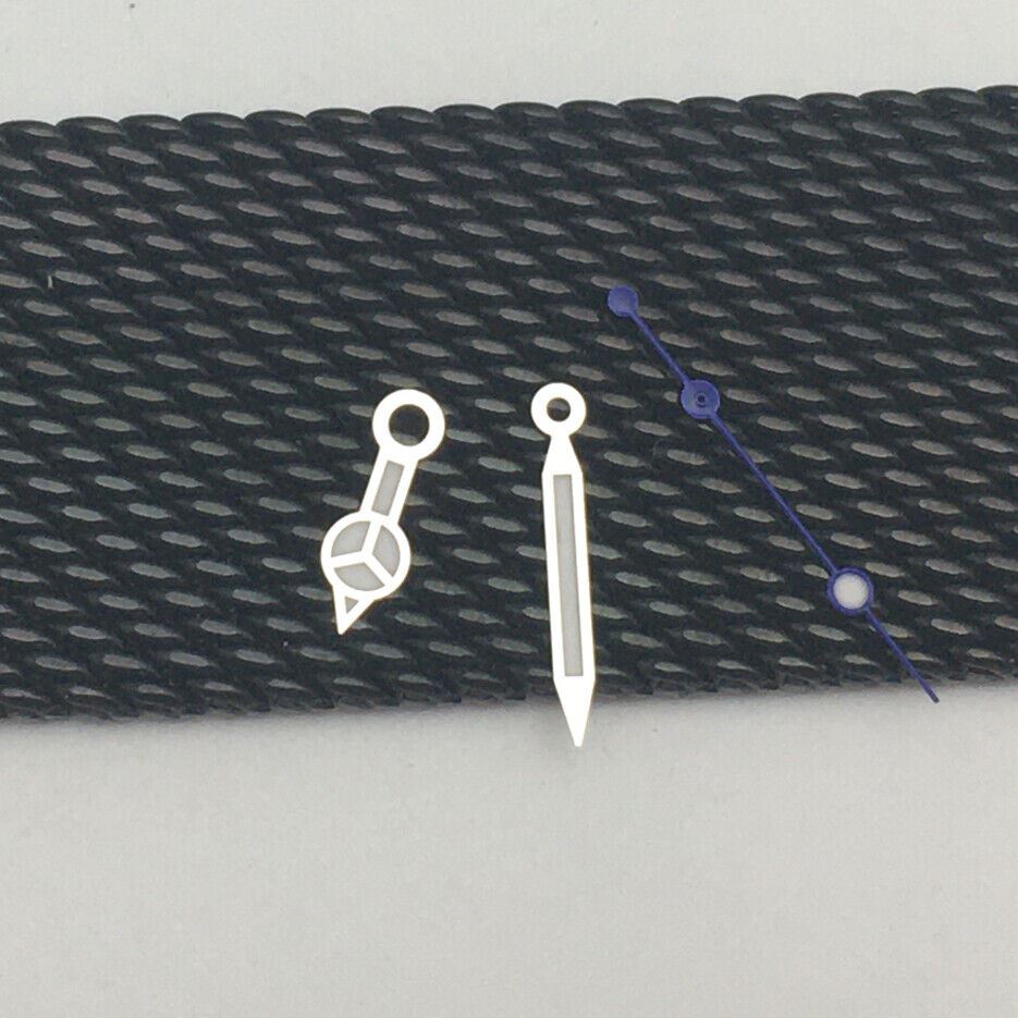 Blue second hand with green luminous tip for NH35A/NH36A watch movement, precise timing.