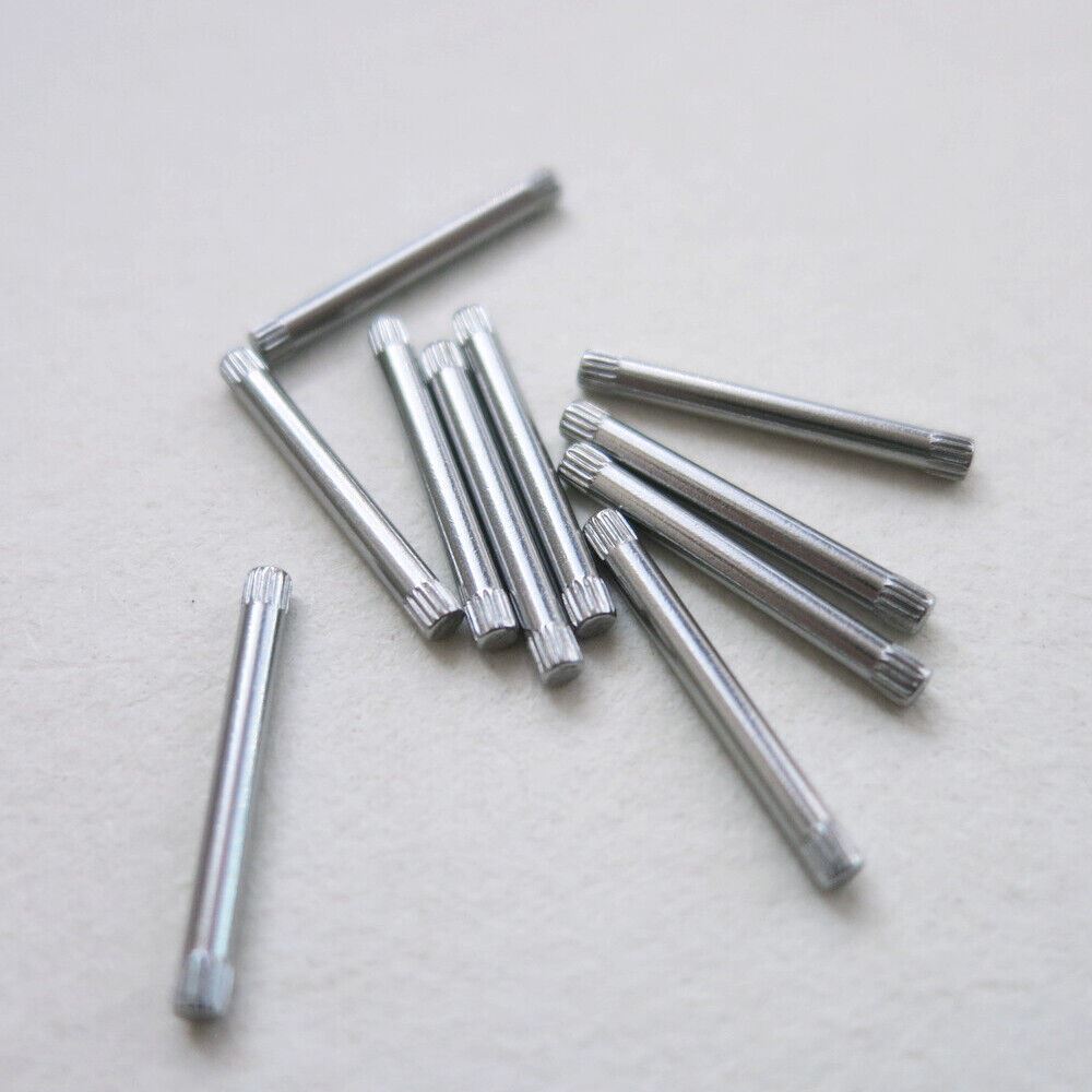1.2mm 1.35mm 1.4mm Thick Ends Knurled Bar Watch Band Bracelet Link Pin AB-6086