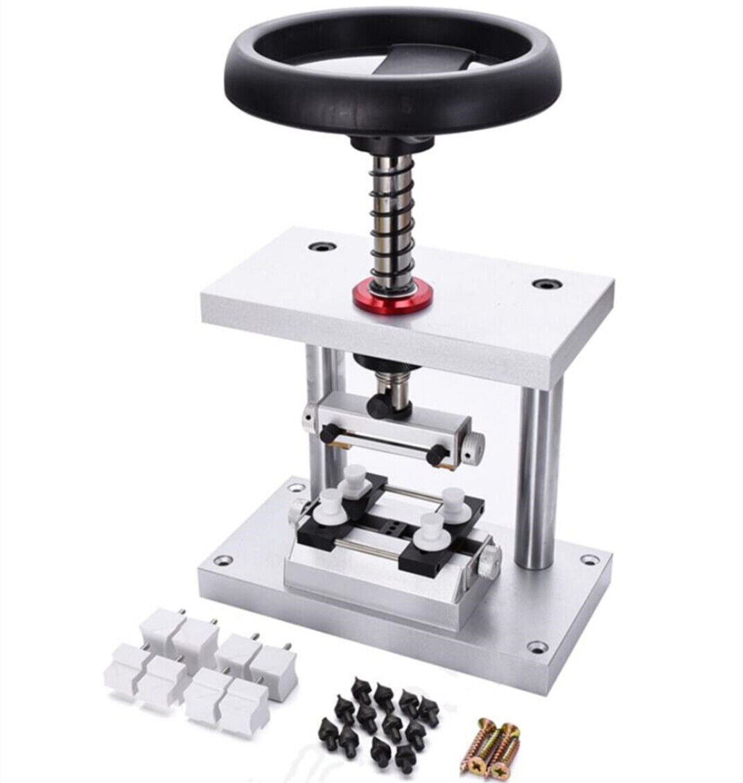 Bench type screw back watch case opener machine by BenchPro, ideal for precise watch repairs and opening cases.