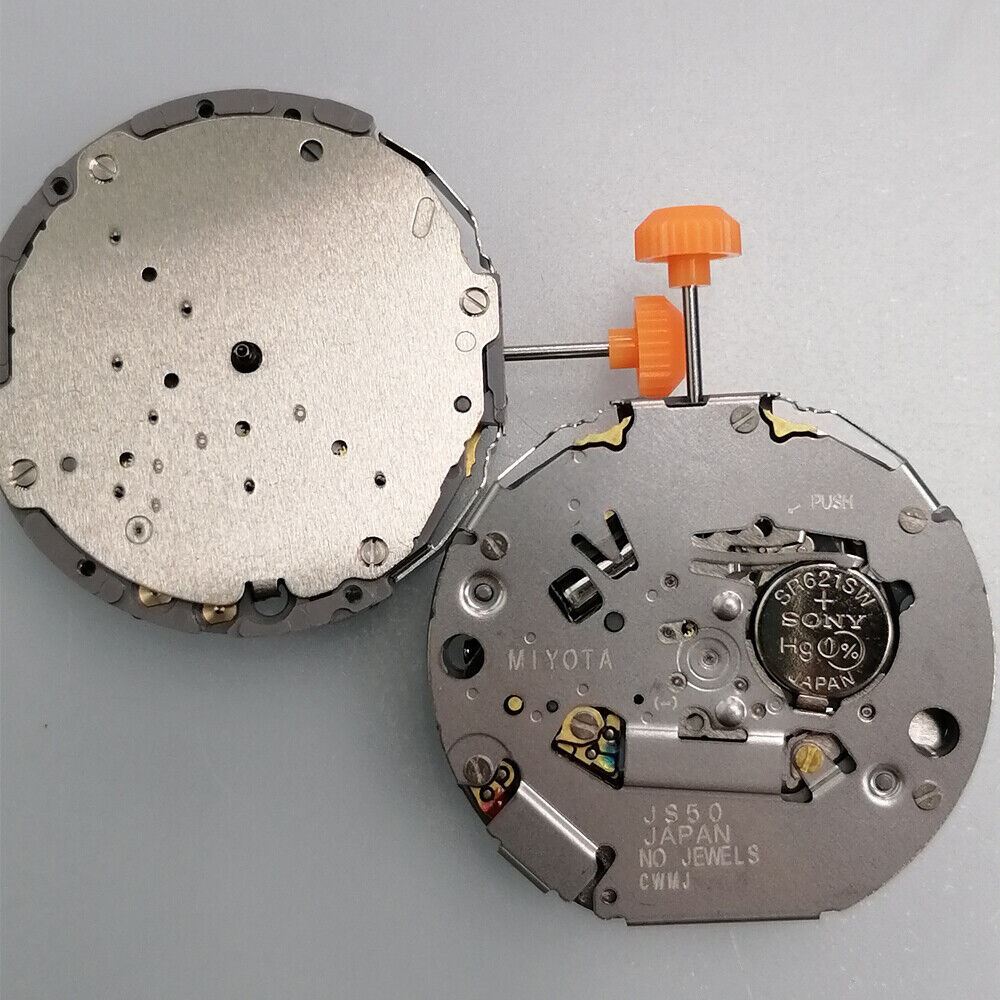 Mouvement à quartz japonais Miyota JS50, petite seconde fabriquée au Japon à 4, 6 et 7 heures