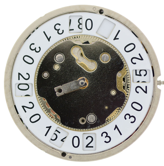 Ronda 4120B quartz watch movement by Ronda, precise timekeeping for watch repairs and accessories.