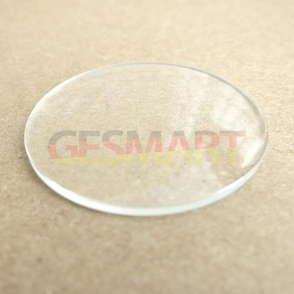 Verre minéral de remplacement pour montre ronde de 1,0 mm d'épaisseur, dôme simple, 16 à 27 mm