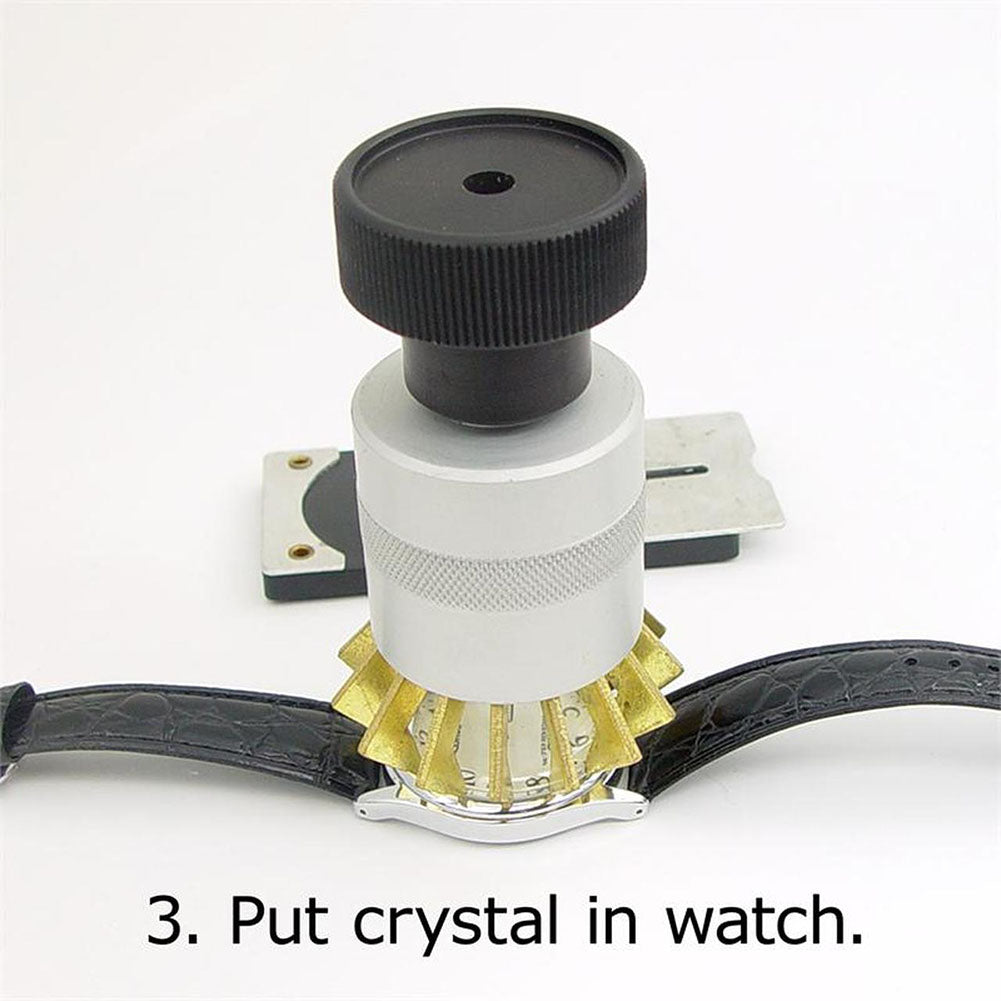 Bergeon 4266 crystal remover tool for watch crystals 10-45mm, precise lift and removal accessory for watch repair.