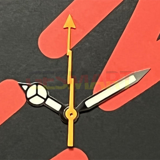 Silver Trim C3 Super Lume watch hands for SKX007/SBBN with NH35 NH36 movement, perfect for diving watches.